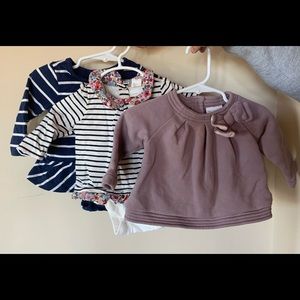 3-6mo girls bodysuits